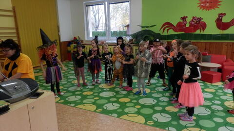 Halloweenské strašidlení