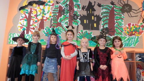 Halloweenské strašidlení