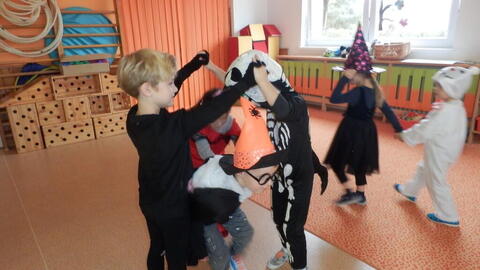 Halloweenské strašidlení