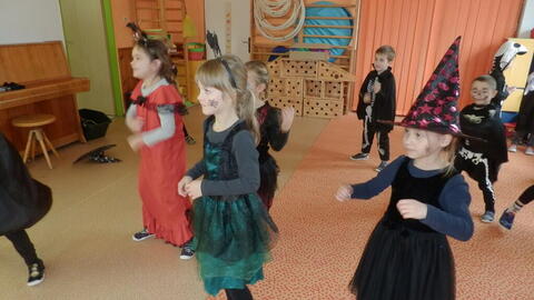 Halloweenské strašidlení