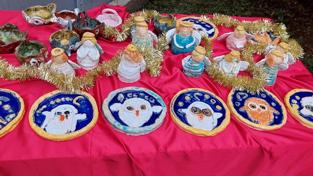 Vánoční výstava prací našich keramiků