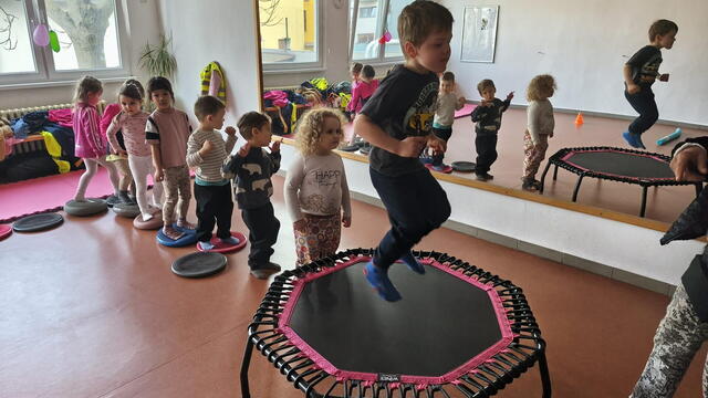 Sportujeme u paní Vosykové